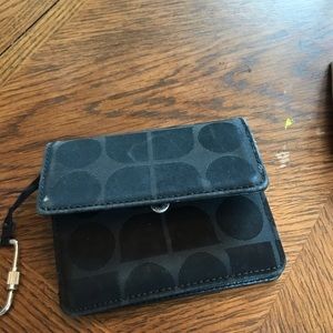 Kate spade mini wallet and key ring holder